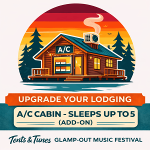 Cabin – Sleeps Up to 5 – A/C (Add-On)
